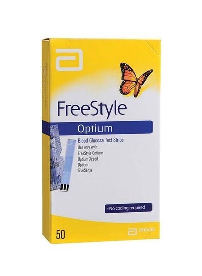 Freestyle Pack Blood Glucometer Test Strips – 50