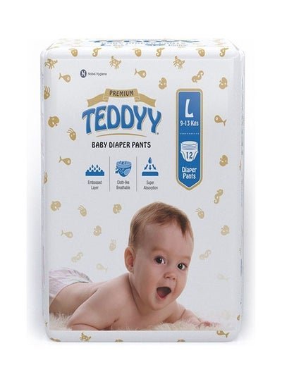 Teddyy 12 Count Baby Diaper Pants
