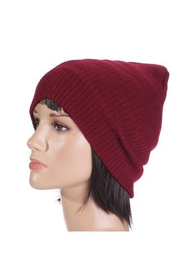 JOLLY Knitted Cold Pullover Hat Red