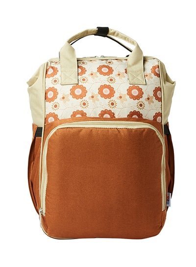 Bebi Diaper Bag Backpack, Multifunction Travel Back-Pack, Maternity Baby Changing Bags, Large Capacity Waterproof Bag Brown