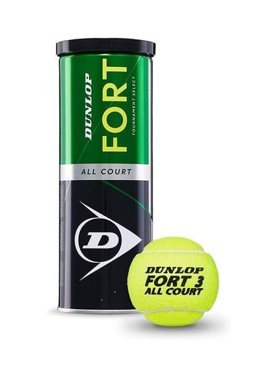 DUNLOP 3-Piece All Court Tennis Balls 271g