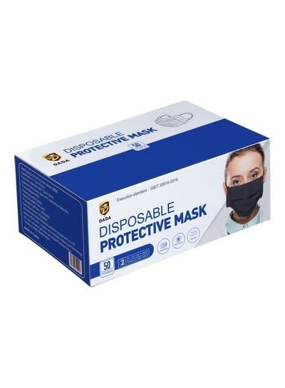 Dada 50-Piece Disposable Black Face Mask