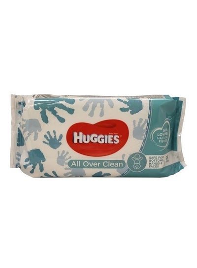 HUGGIES 56-Piece Hands & Faces Wipes, Pack Of 2
