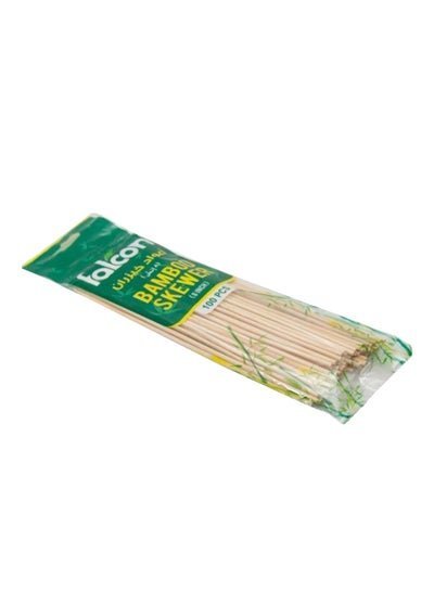 falcon Pack Of 100 Bamboo Skewer Beige 8inch