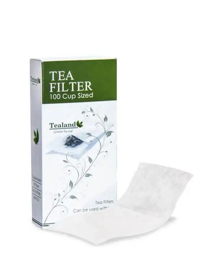 Tealand Safe Heat Resistant Quality Material  Cup Size Filter Paper Fiber  for Coffee Mocha Teal eft (100pcs)