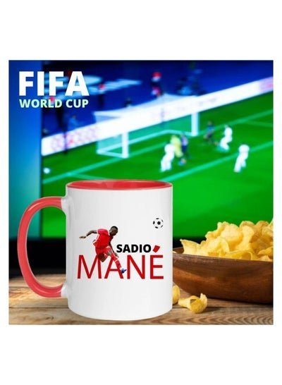 MEC FIFA World Cup Sadio Mané Hot & Cold Beverages Cup Coffee Mug Espresso Gift  Coffee Mug Tea Cup Coffee Mug With Name Ceramic Coffee Mug Tea Cup Gift 11oz
