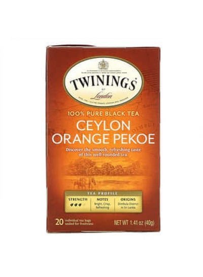 Twinings Twinings, Ceylon Orange Pekoe Tea, 20 Tea Bags, 1.41 oz (40 g)