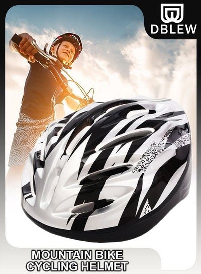 DBLEW Adult Mountain Road Bike Cycling Helmet Adjustable Multi Sports For Skating Scooter Men Women Safety Protection