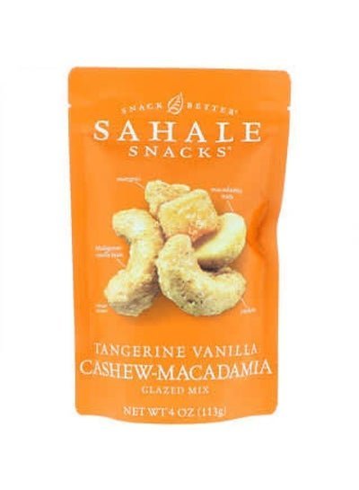 Sahale Snacks Sahale Snacks, Glazed Mix, Tangerine Vanilla Cashew-Macadamia, 4 oz (113 g)