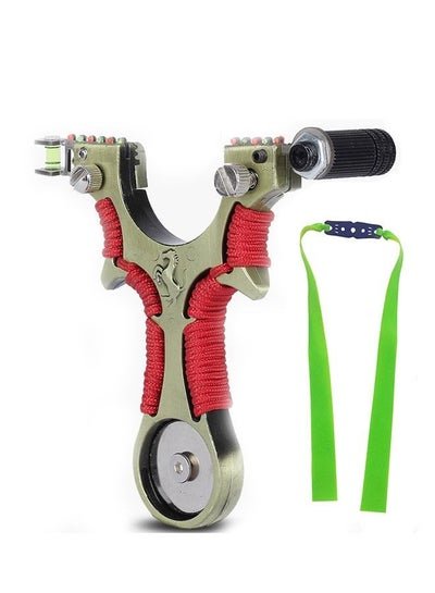 ZCM-HAPPY Outdoor Strong Zinc Alloy Slingshot With Laser Infrared
