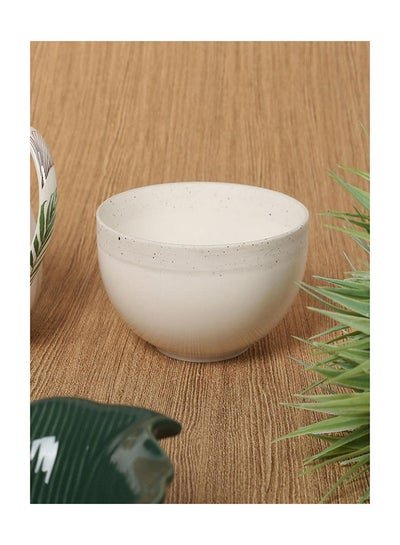 homes r us Pastel & Trend Porcelain Bowl, White – 15 cms
