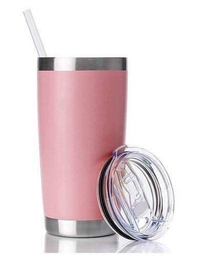 Arabest Stainless Steel Vacuum Pink Insulation Coffee Cup