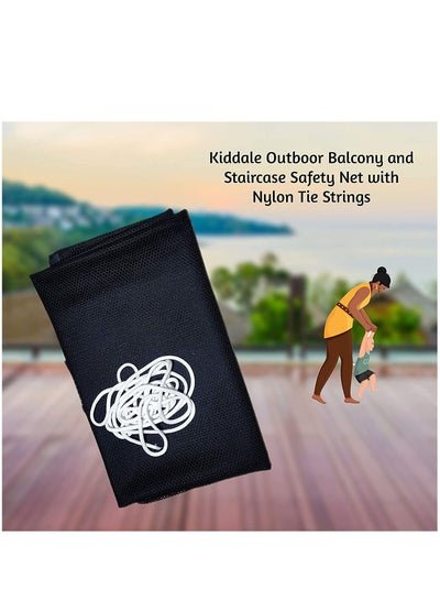 Kiddale Kids Safety Net for Balcony Rail, Patios and Stairs Security Guards for Child Pet Both Indoors and Outdoors