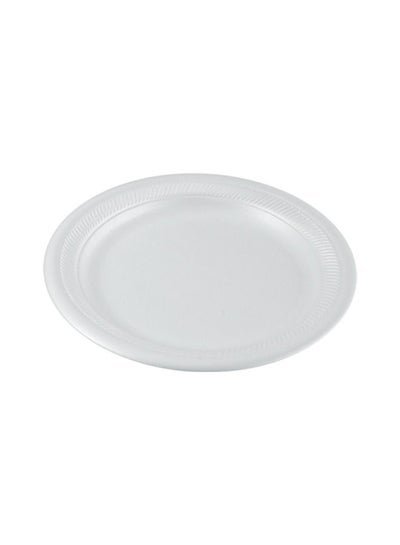 SNH PACKing Foam Plate White 9 Inch Disposable, Tableware, Birthday Parties, Office, Home Events, Camping – 25 Pieces.