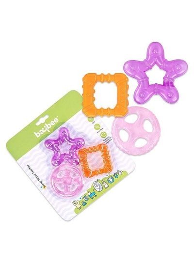 BAYBEE Baybee Natural Water Filled Silicone Teether for Baby BPA Free Food Grade Silicone Teether for Babies to Soothe their gums Baby Chewing Toy Teething Toy Baby Teether for 6 to 12 months Baby Infant