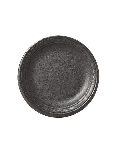 SNH PACKing Foam Plate Black 9 Inch Disposable, Tableware, Birthday Parties, Office, Home Events, Camping – 25 Pieces.