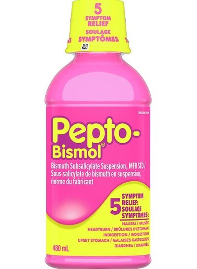 Pepto Bismol Original Flavour Liquid Upset Stomach Diarrhea Heartburn Nausea Indigestion 12oz /480 mL