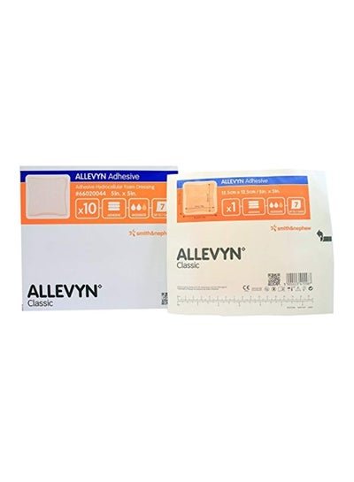 Allevyn Pack Of 10 Classic Adhesive Foam Dressing