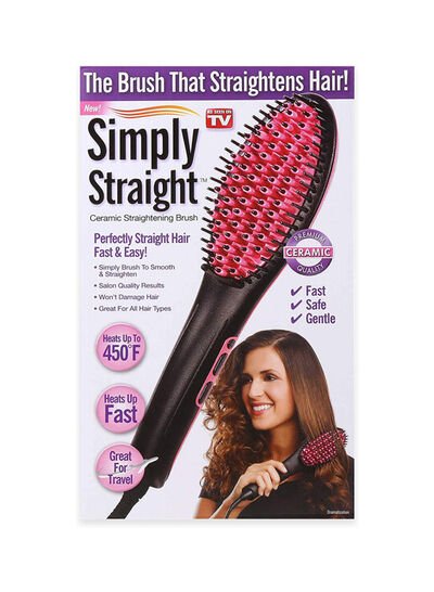 Simply Straight Straightening Brush BlackPink-43242-24324201